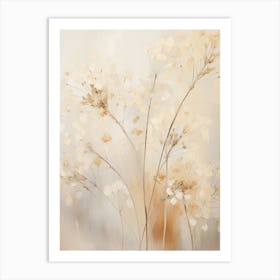 Boho Dried Flowers Queen Annes Lace 6 Art Print