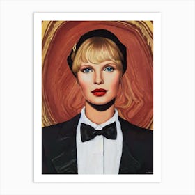 Mia Farrow Illustration Movies Art Print