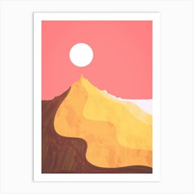 Sand Dune Peak Art Print