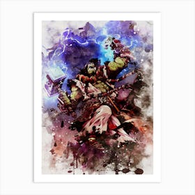 Thrall World Of Warcraft Art Print