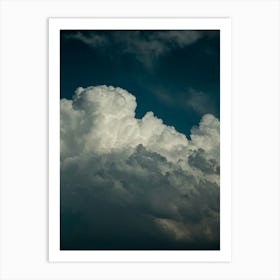 Big Puffy Clouds II Art Print