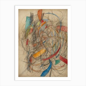 Abstract Drawing Art Print