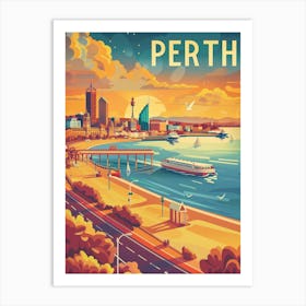 Perth Australia Art Print