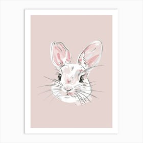 Rabbit Head 1 Art Print