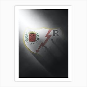 Rayo Vallecano Spain Football Poster Art Print