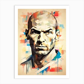 Zinedine Zidane (2) Art Print