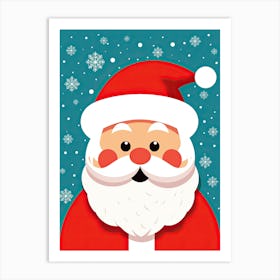 Cute Santa Claus 1 Art Print