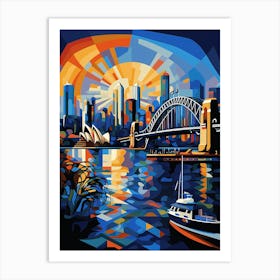 Bridge to Beauty: Sydney Harbour's Skyline Jewel Art Print