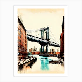 Manhattan Bridge 1 Art Print