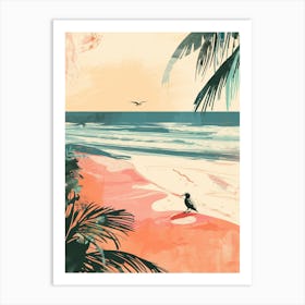 Beach Scene 3 Art Print