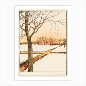 Snow Landscape (1895), Theo Van Hoytema Art Print