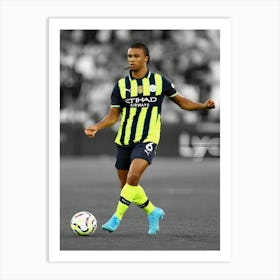 Nathan Ake Of Manchester City Art Print