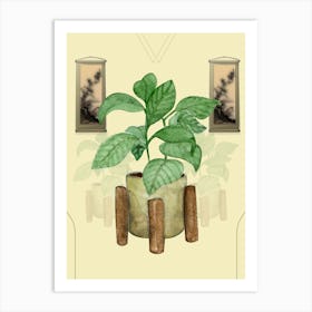 Chinese Potted Plant Art Print
