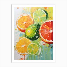 Citrus Slices 3 Art Print