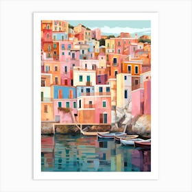 Brightly Colored Buildings Art Print