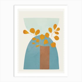 Soft Abstract Shapes 03 Art Print