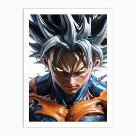 Goku Dragon Ball Z Anime Manga (12) Art Print