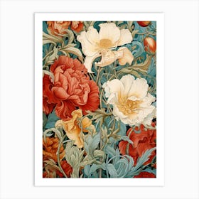 Flowers By William Morris 1 Art Print