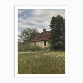 Old House In The Field Art Print