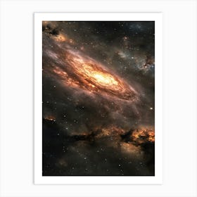 Galaxy In Space 1 Art Print