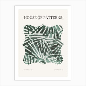 Leaf Pattern Poster 1 Art Print