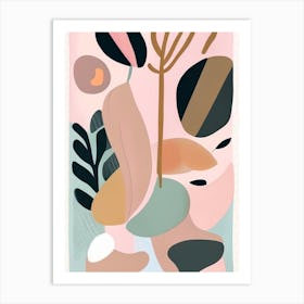 Abstract Exploration Musted Pastels Art Print