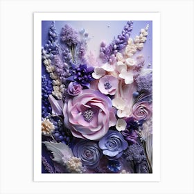 Lilac Flowers Art Print