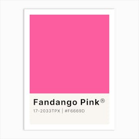 Fandango Pink Art Print