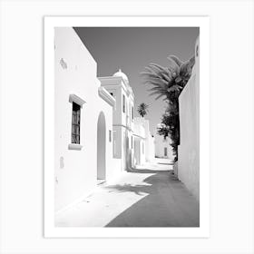 Tunis, Tunisia, Black And White Photography 4 Art Print