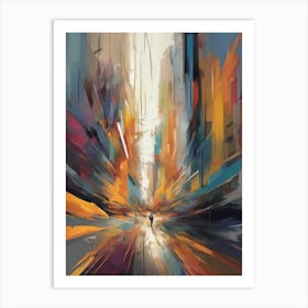 Abstract Cityscape Art Print