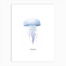 Jellyfish Kids Animal Poster Art Print