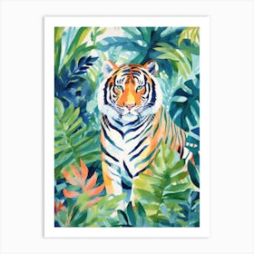 Tiger In The Jungle 15 Art Print