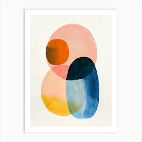 Abstract Circles 52 Art Print