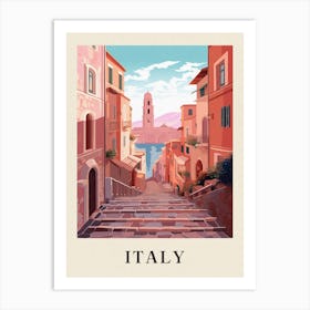 Vintage Travel Poster Italy 2 Art Print