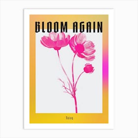 Hot Pink Daisy 1 Poster Art Print