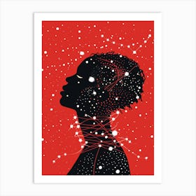 Silhouette Of A Woman 83 Art Print