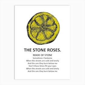 Stone Roses Art Print