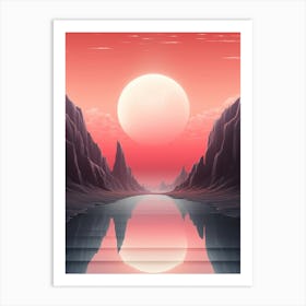 Futuristic Abstract Minimalist 7 Art Print