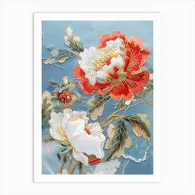 Chinese Flower Painting 37 Art Print