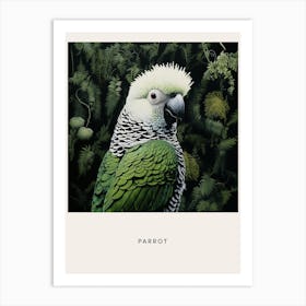 Ohara Koson Inspired Bird Painting Parrot 2 Poster Art Print