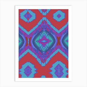 Aztec Pattern 2 Art Print