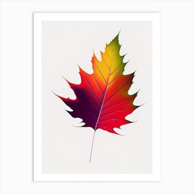 Maple Leaf Abstract 5 Art Print