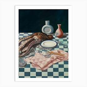 Cuttlefish Still Life Painting Art Print