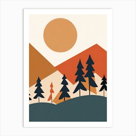 Mountain Landscape 4 Art Print