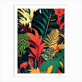 Jungle Patterns 2 Botanical Art Print