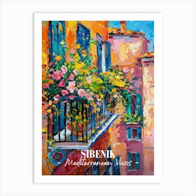 Mediterranean Views Sibenik 1 Art Print