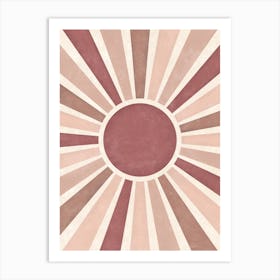 Boho Sunbeams Art Print