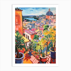 Rome Italy 2 Fauvist Painting Art Print