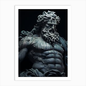  The Greek God Poseidon 1 Art Print
