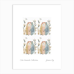 Cute Animals Collection Guinea Pig 1 Art Print